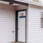 ice machine and laundry area exterior entrance