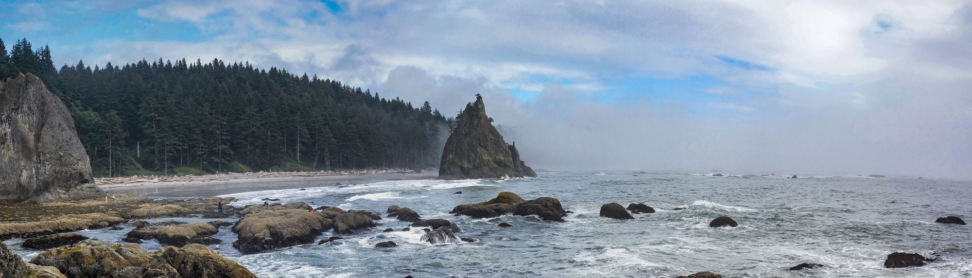 sea stacks at Rialto Beach Olympic National Park Washington